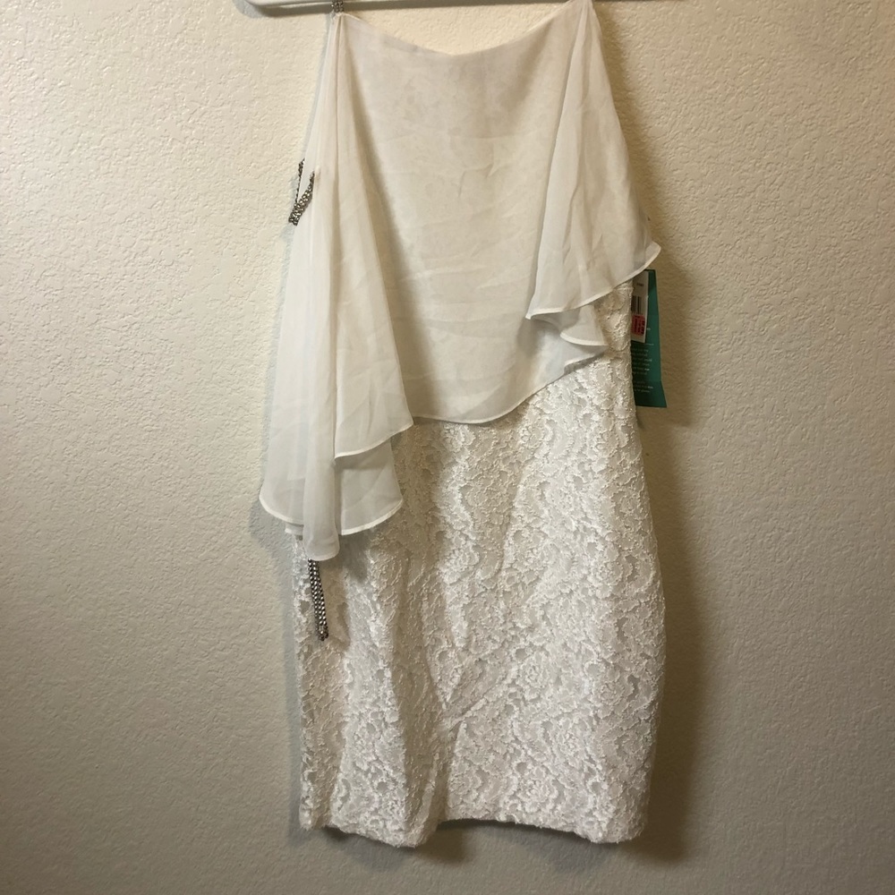 Ivory Dress One Sleeve